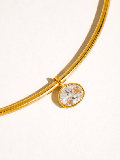 Non-Tarnish Classic CZ Choker