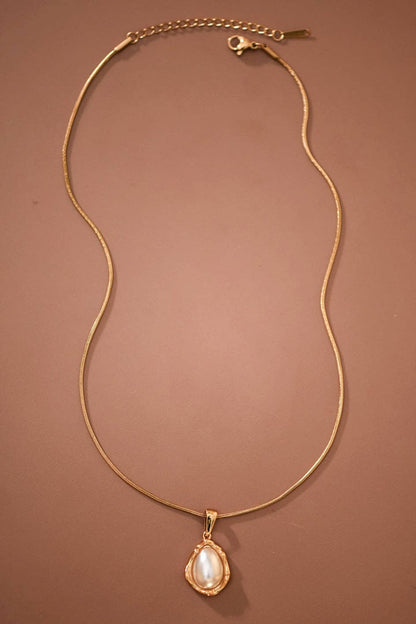 Non Tarnish Pearl Pendant