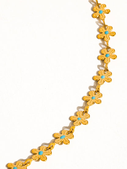 Non-Tarnish Daisy Choker