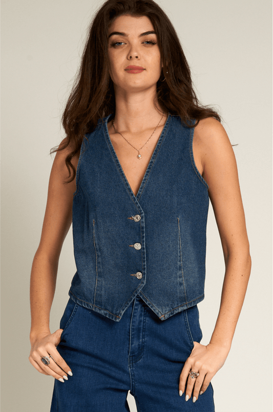 Blake Denim Vest