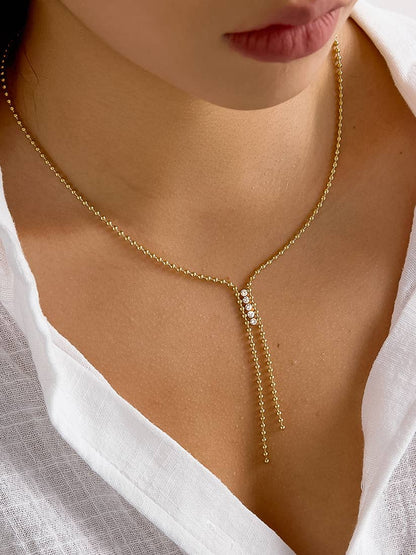 Zephine Non-Tarnish CZ Necklace
