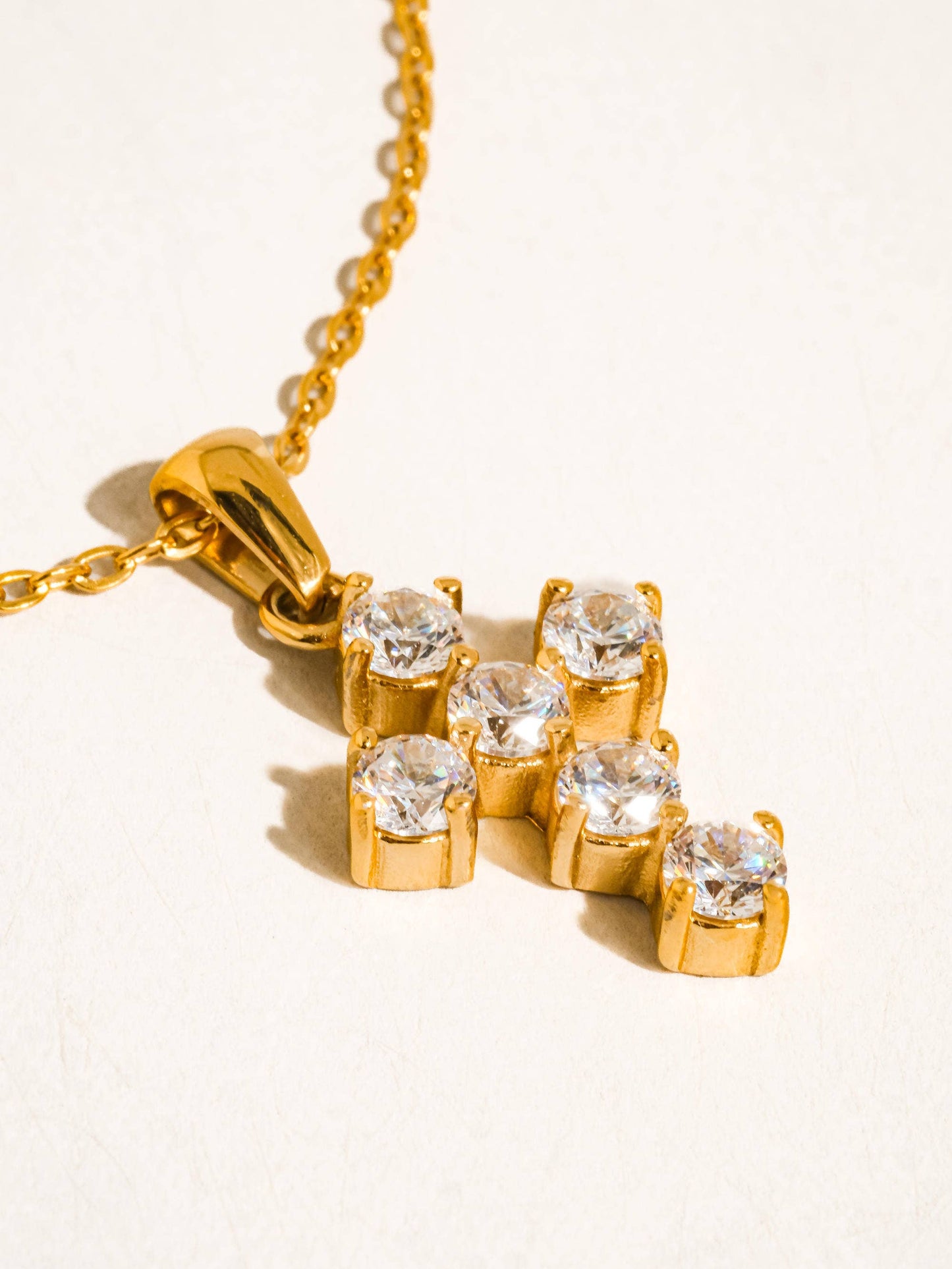 Raimon 18K Gold Non-Tarnish Cross Necklace