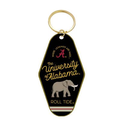 University of Alabama Enamel Keychain, Collegiate