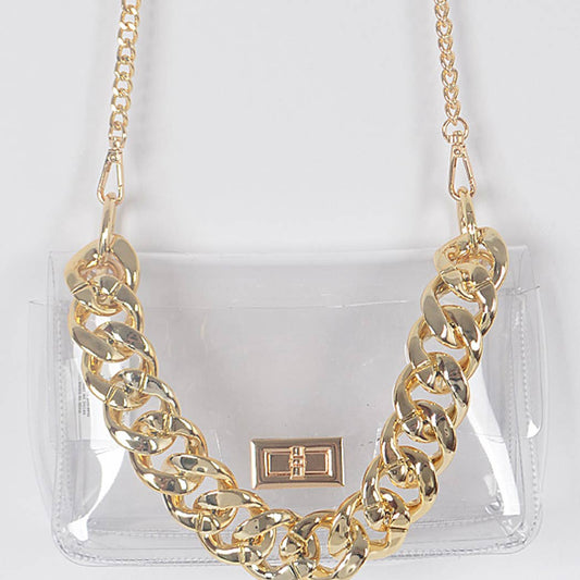 Clear Bag W/ Chain