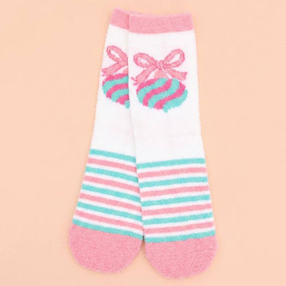 Fuzzy Christmas Socks