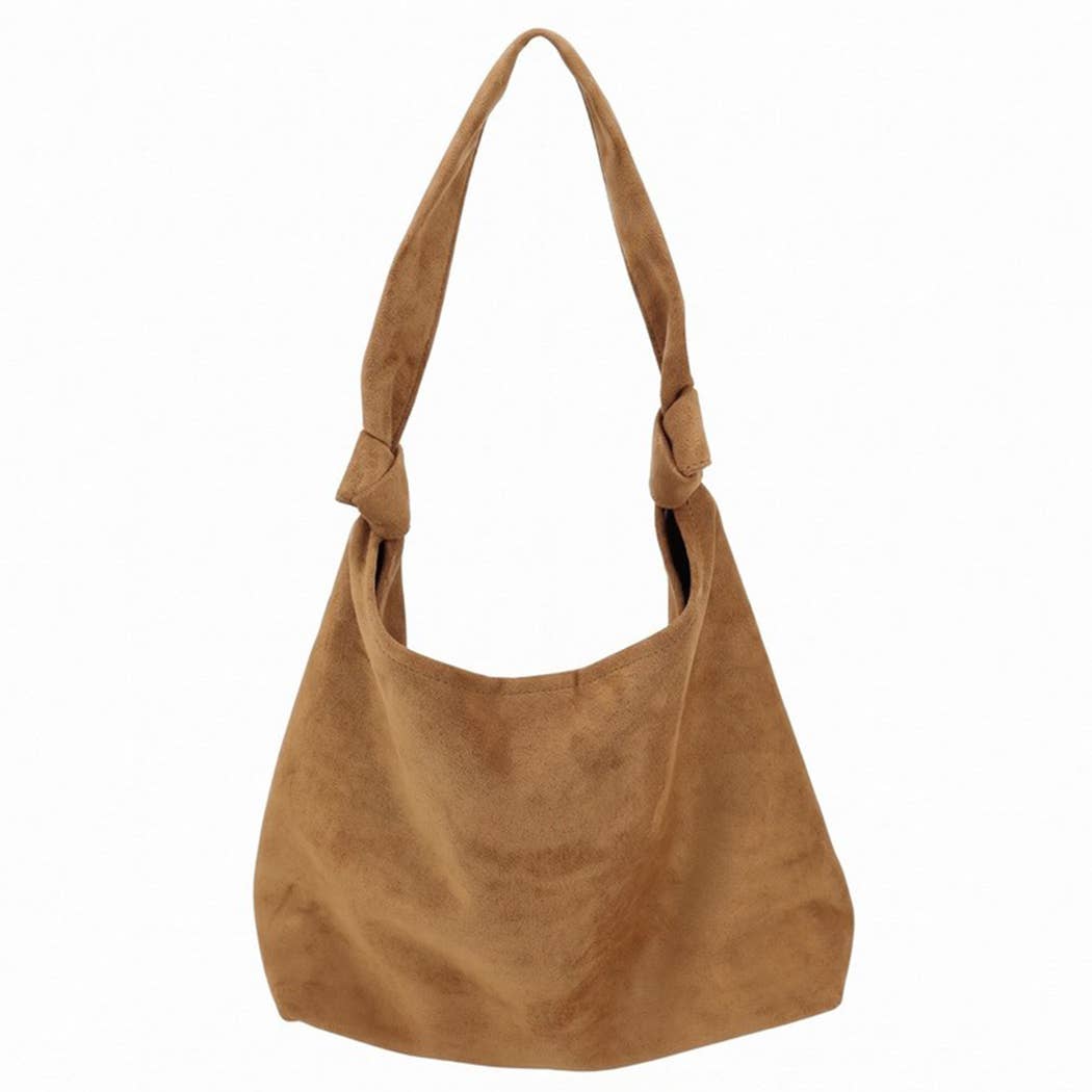 Suede Hobo Bag
