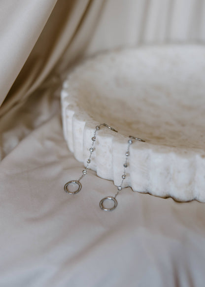 Non Tarnish Double Earrings