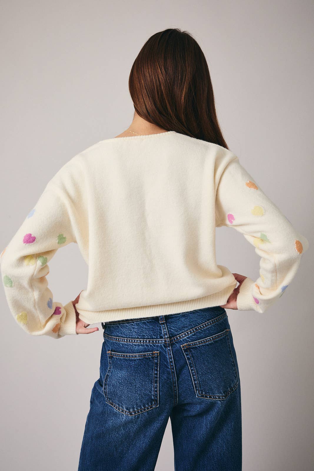 Multi Heart Sweater