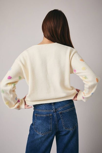 Multi Heart Sweater