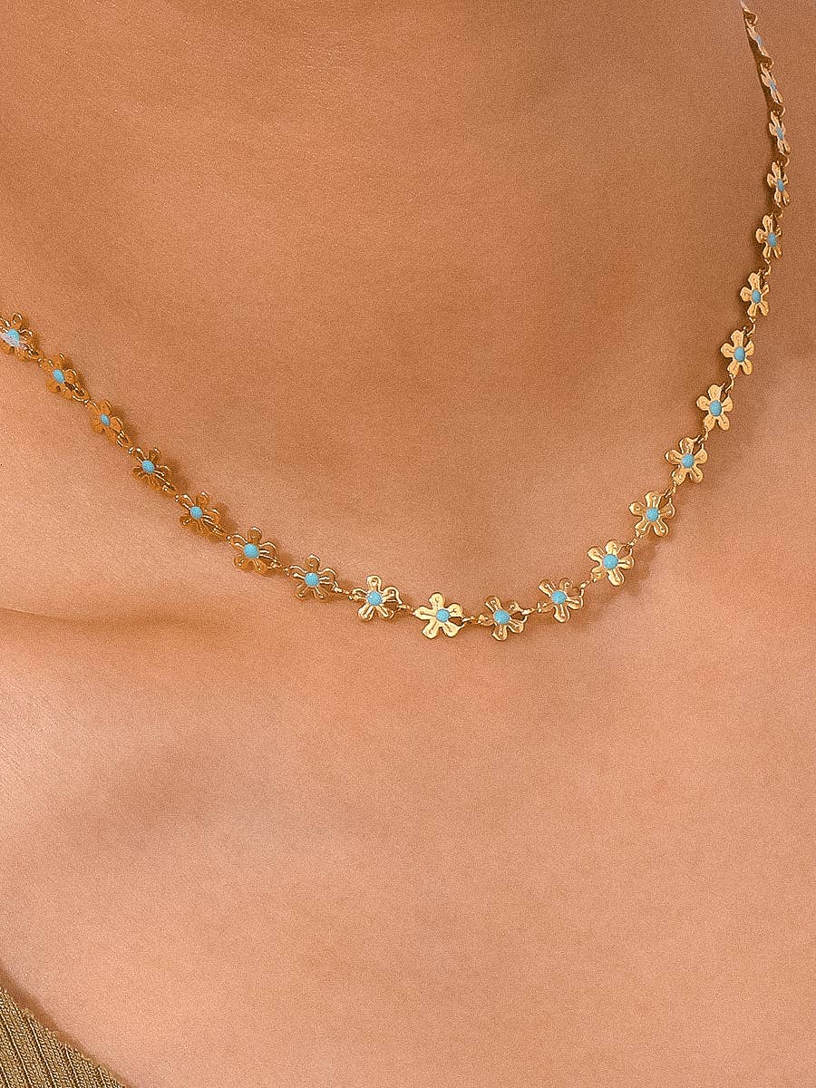 Non-Tarnish Daisy Choker