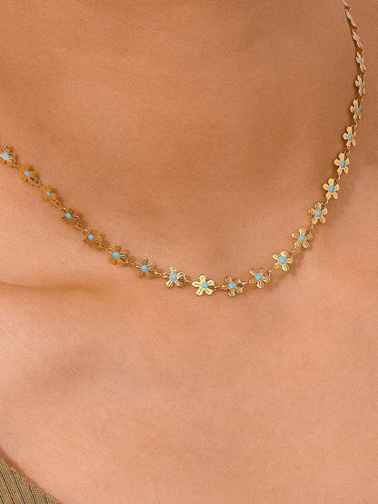 Non-Tarnish Daisy Choker