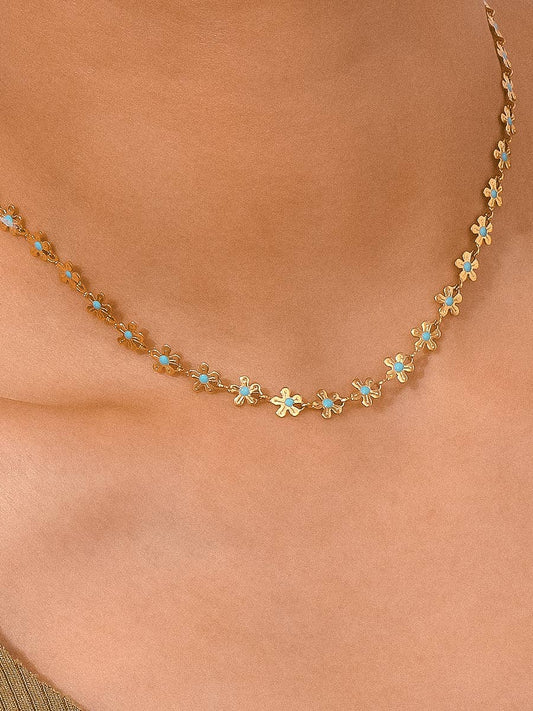 Non-Tarnish Daisy Choker