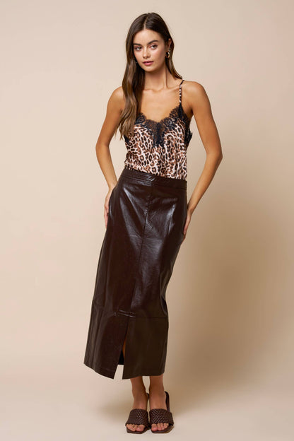 Leopard Print Cami Top