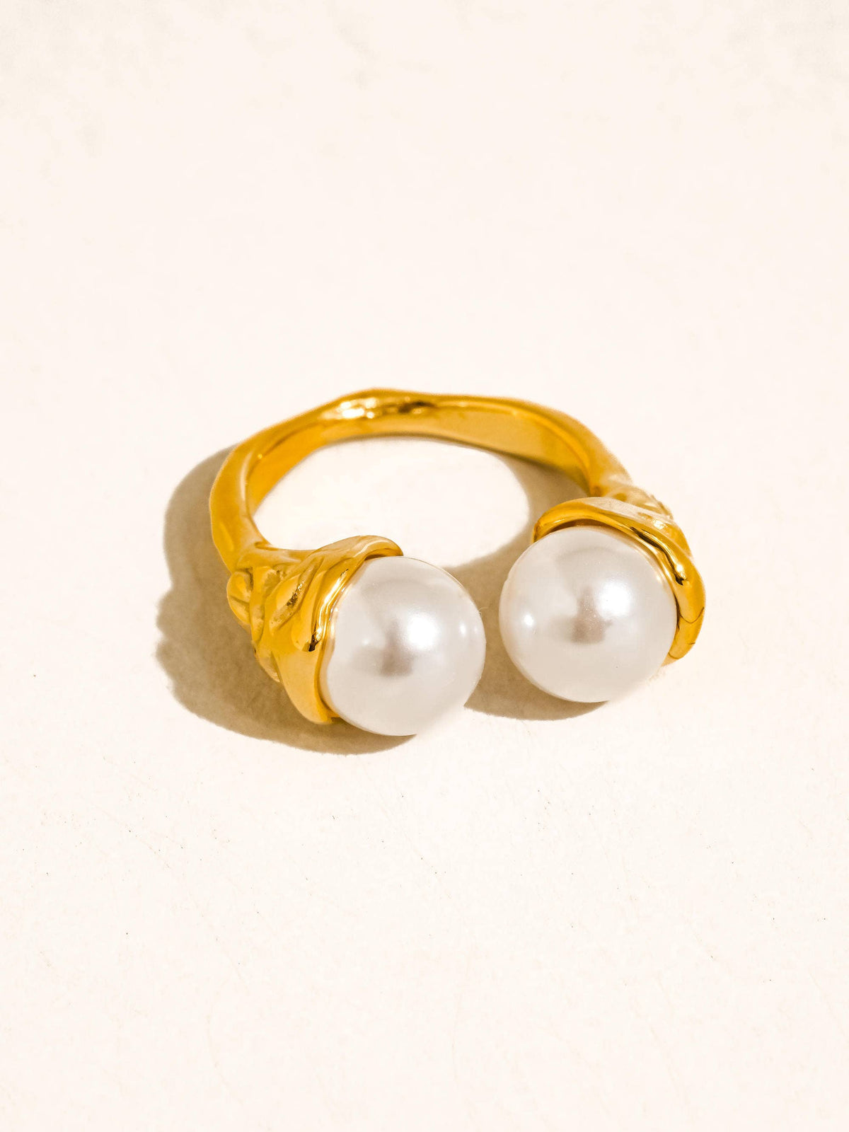 Ellaura Rings Eloura 18K Gold Non-Tarnish Pearl Ring – Shop Zaria