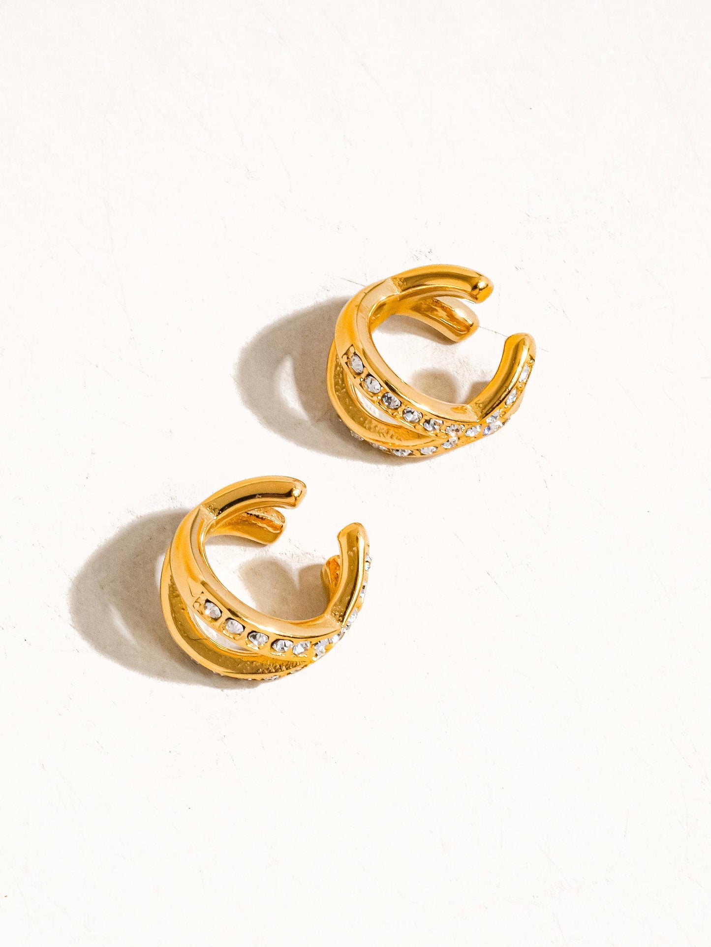 Non-Tarnish X CZ Ear Cuff