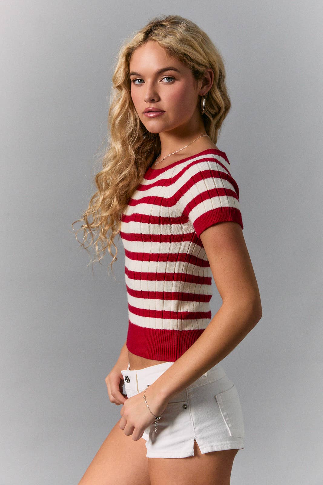Stripe Knit Sweater