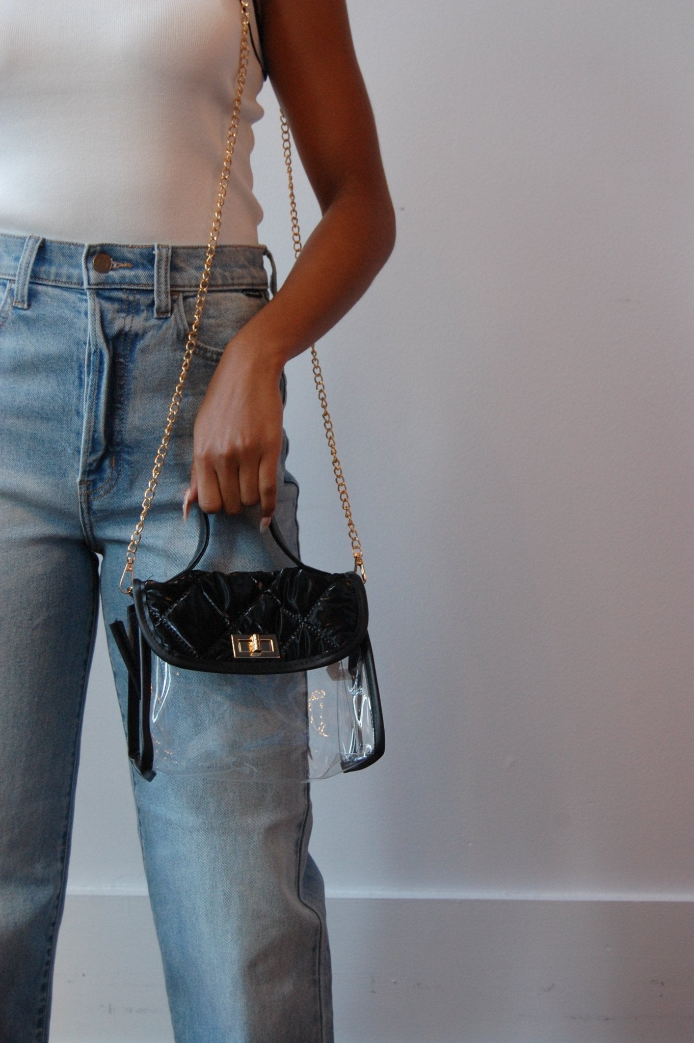 Clear Quilted Bag