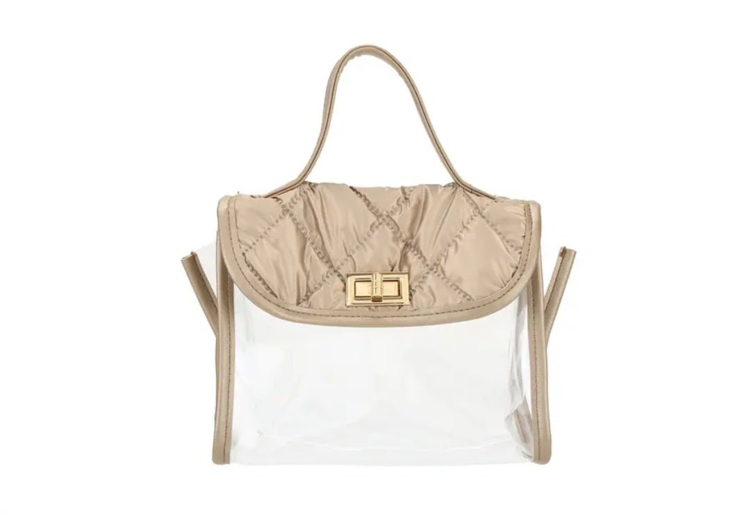 Clear Quilted Bag