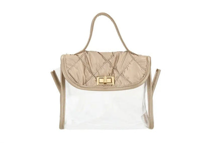 Clear Quilted Bag