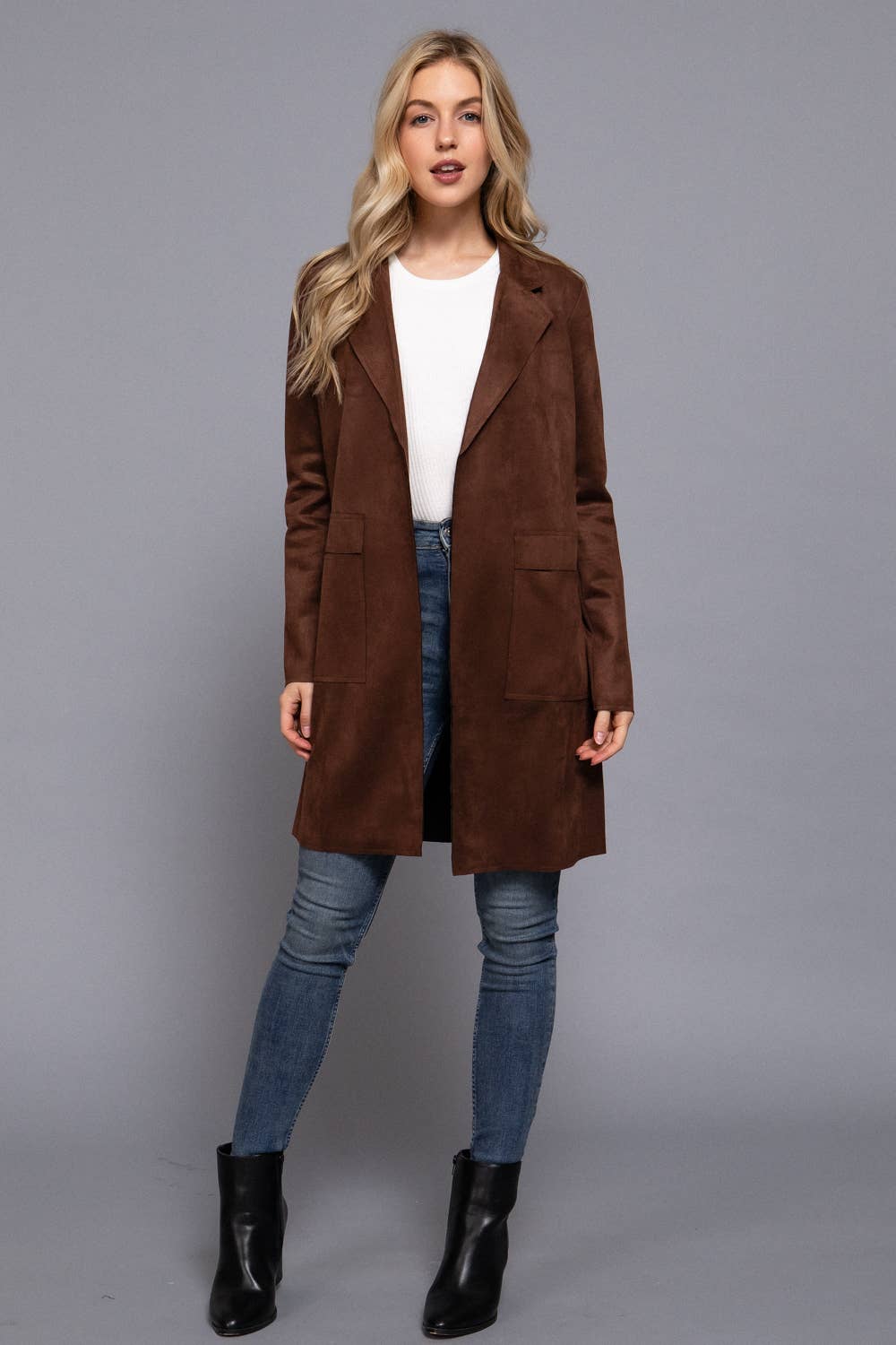 Long Suede Jacket