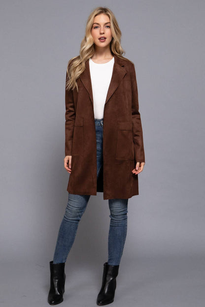 Long Suede Jacket