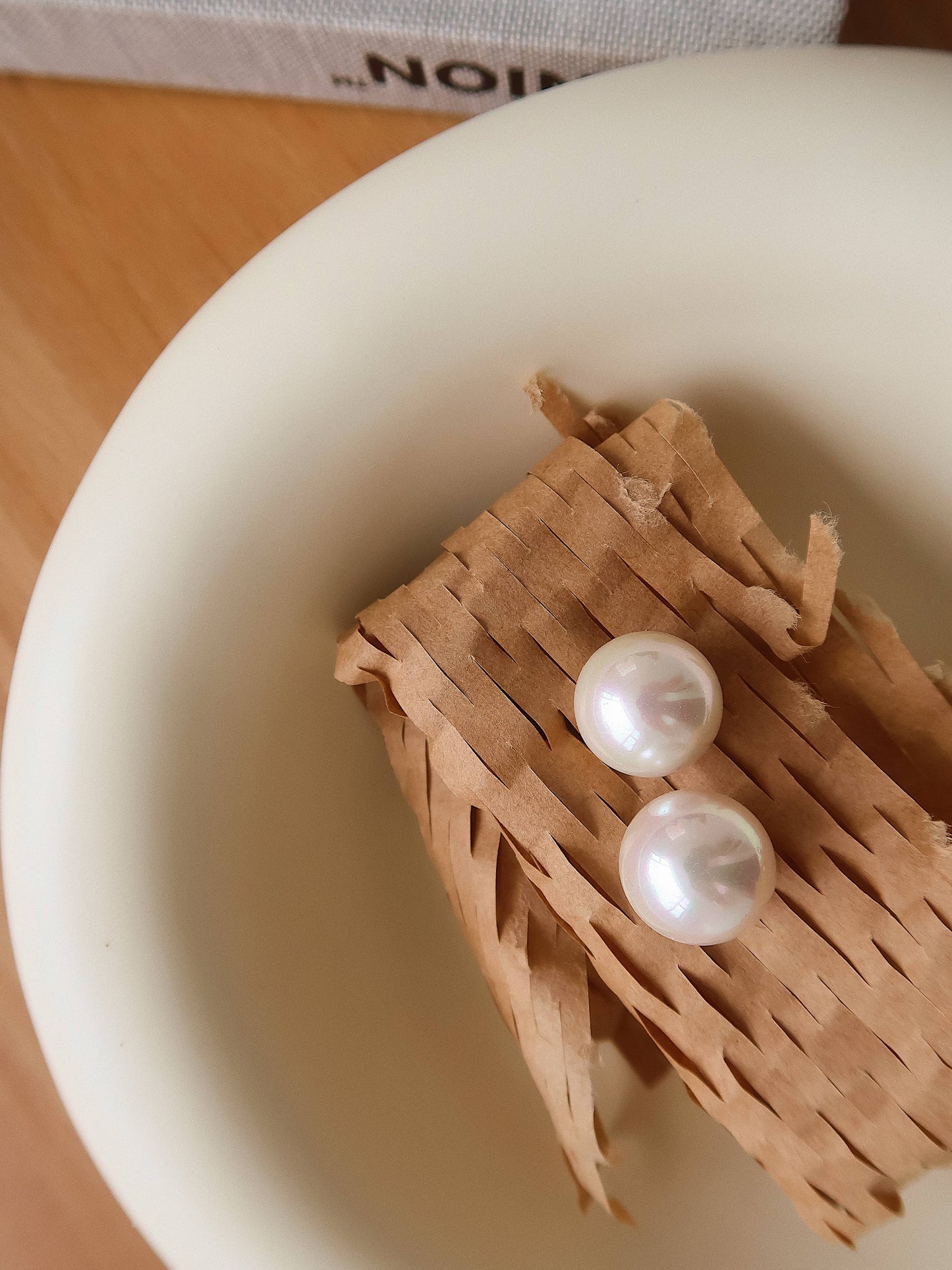 Amrae Non-Tarnish Pearl Studs