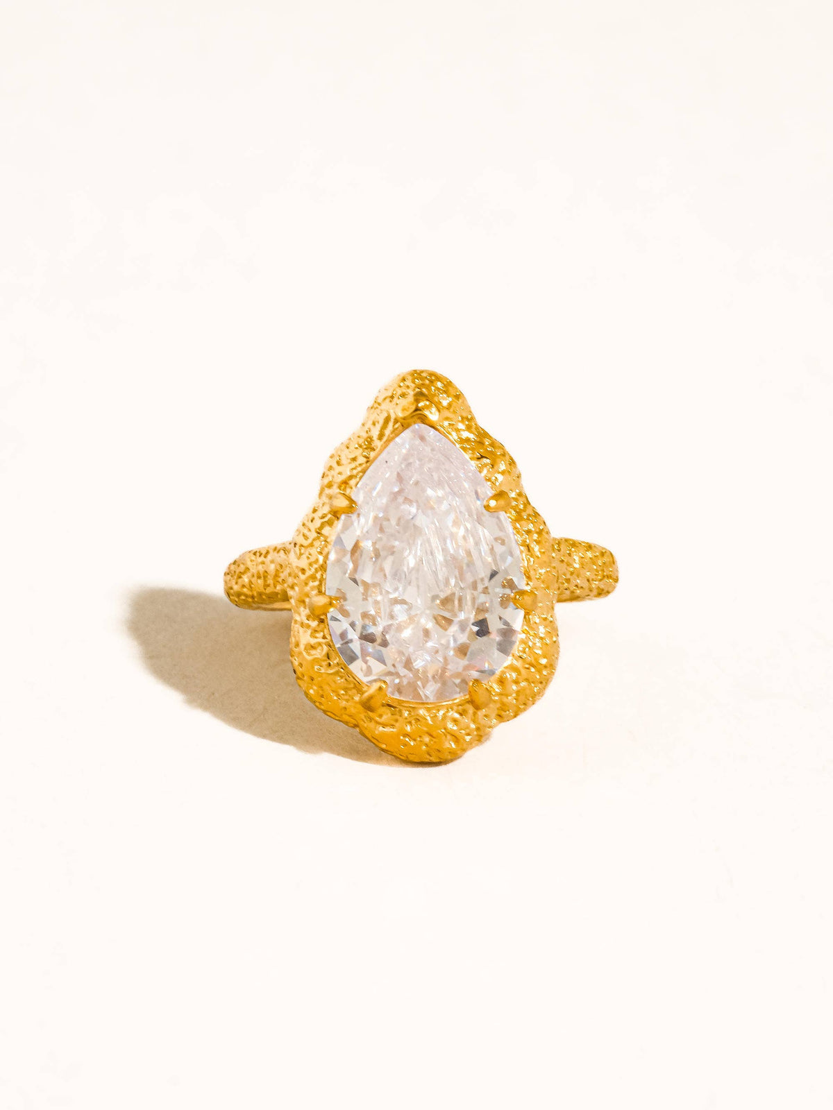 Delilah 18K Gold Non-Tarnish Statement Cocktail Ring