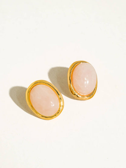 Non Tarnish Vintage Stone Earring