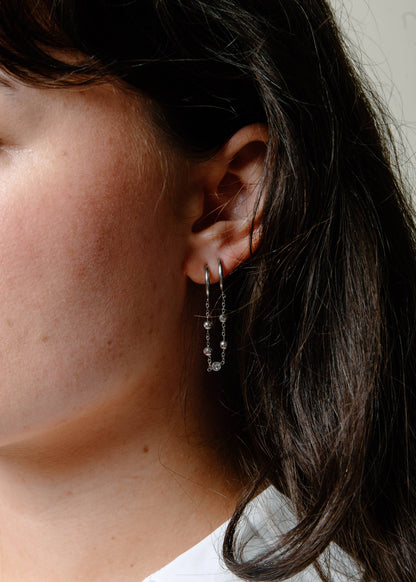 Non Tarnish Double Earrings