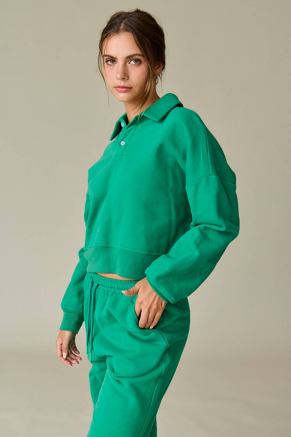 Lyla Polo Sweatshirt