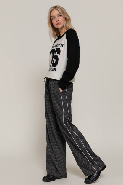 Check Woven Pants