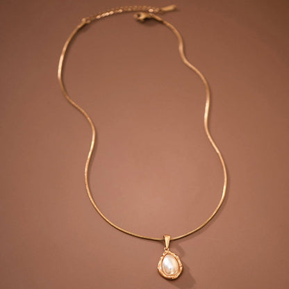 Non Tarnish Pearl Pendant