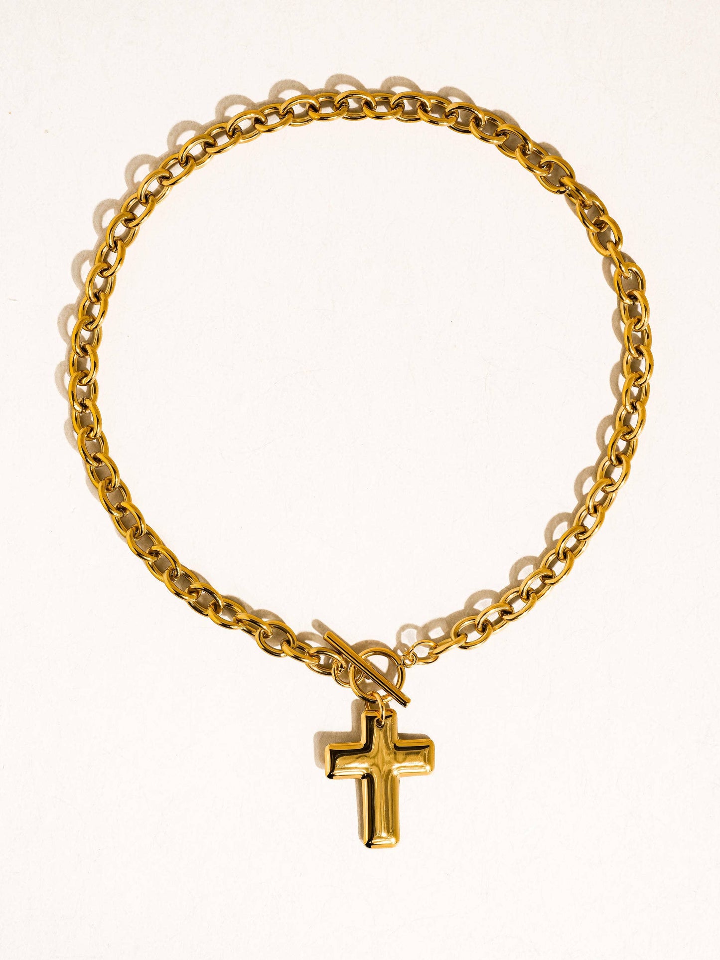 Non-Tarnish Cross Pendant Necklace