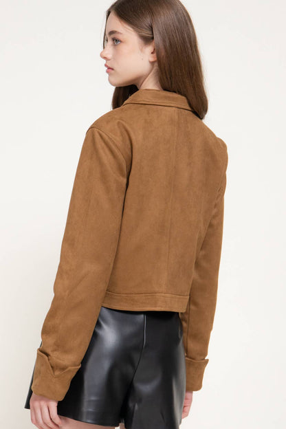 Stud Suede Jacket