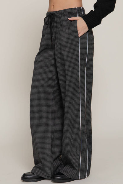 Check Woven Pants