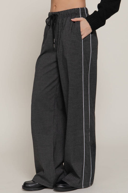Check Woven Pants
