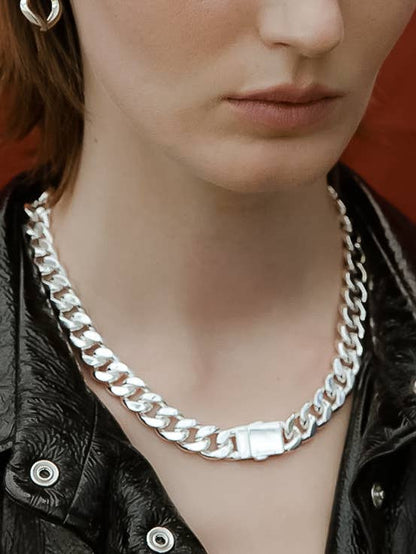 Will Non-Tarnish Classic Bold Chain Necklace