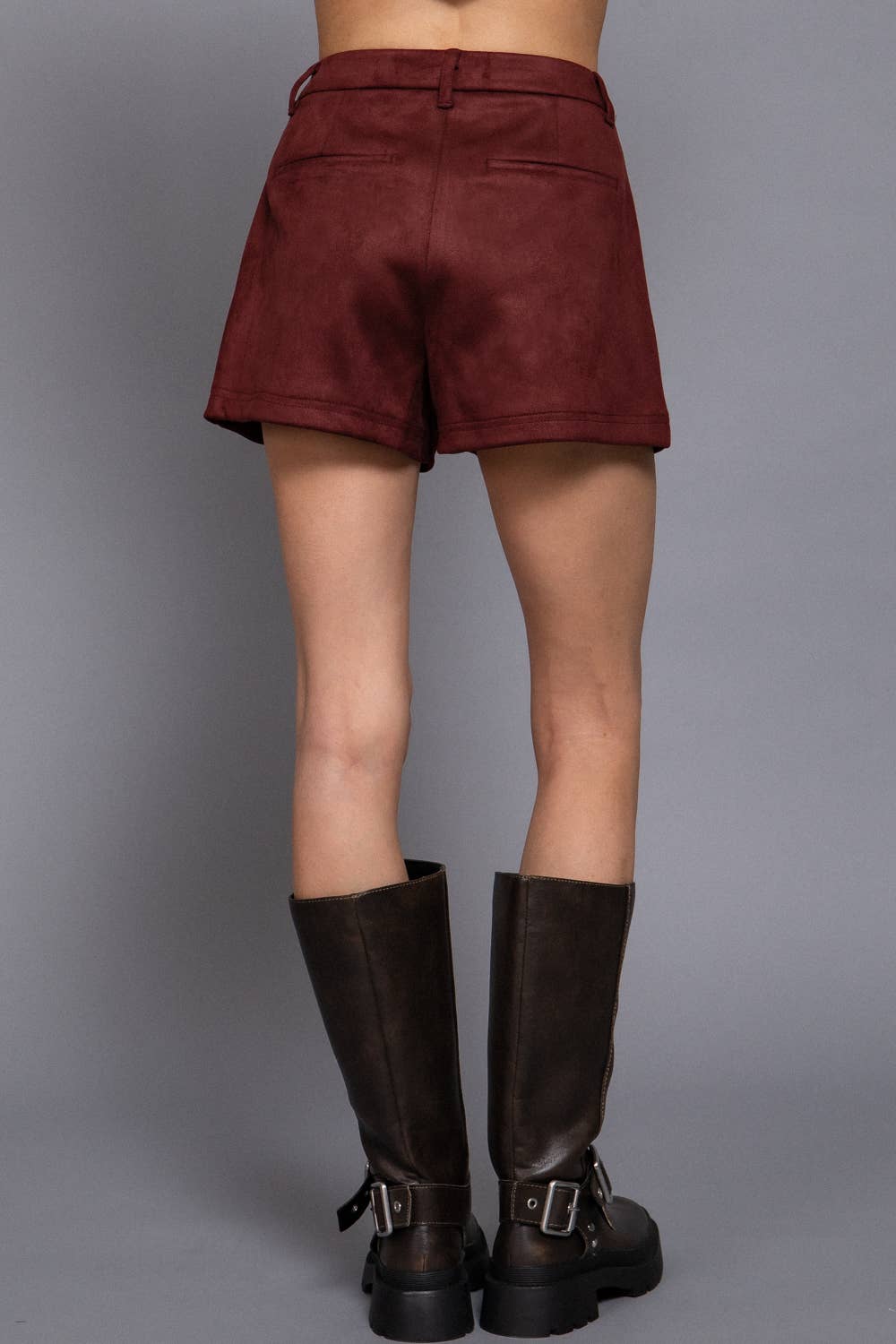 Suede Shorts
