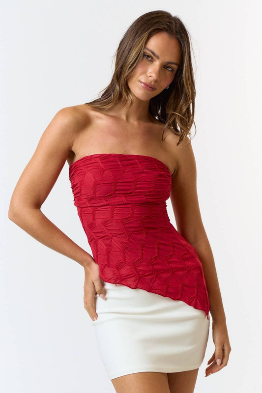 Textured Tube Top