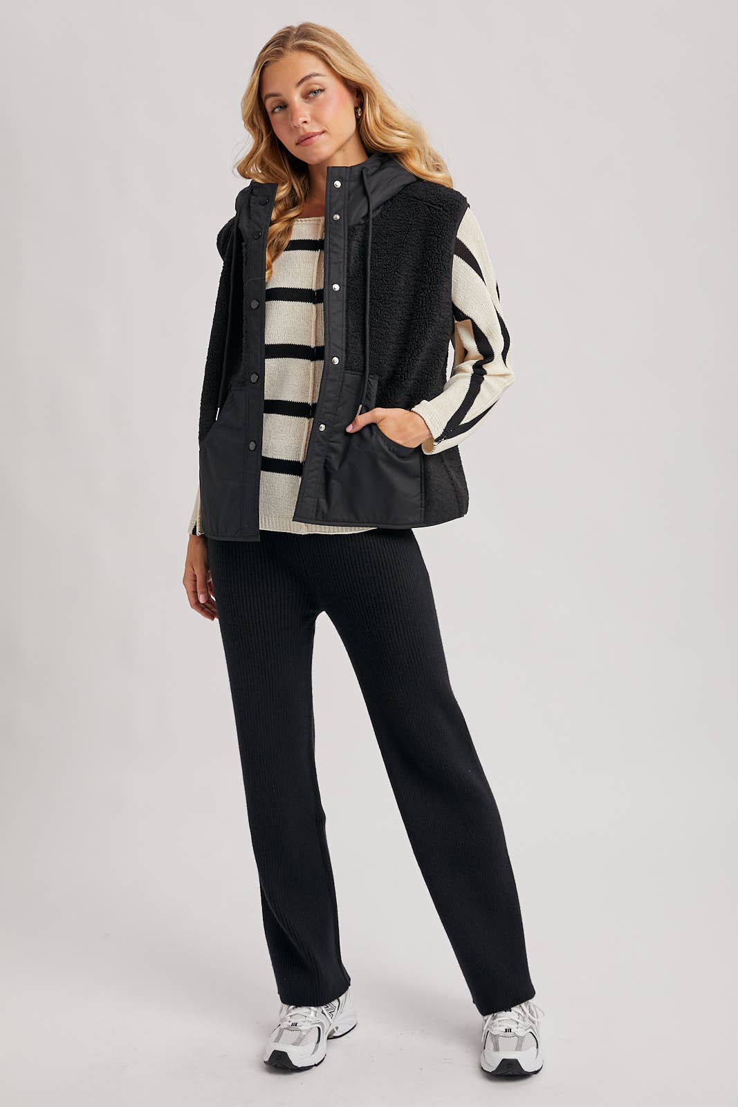 Sherpa Hooded Vest