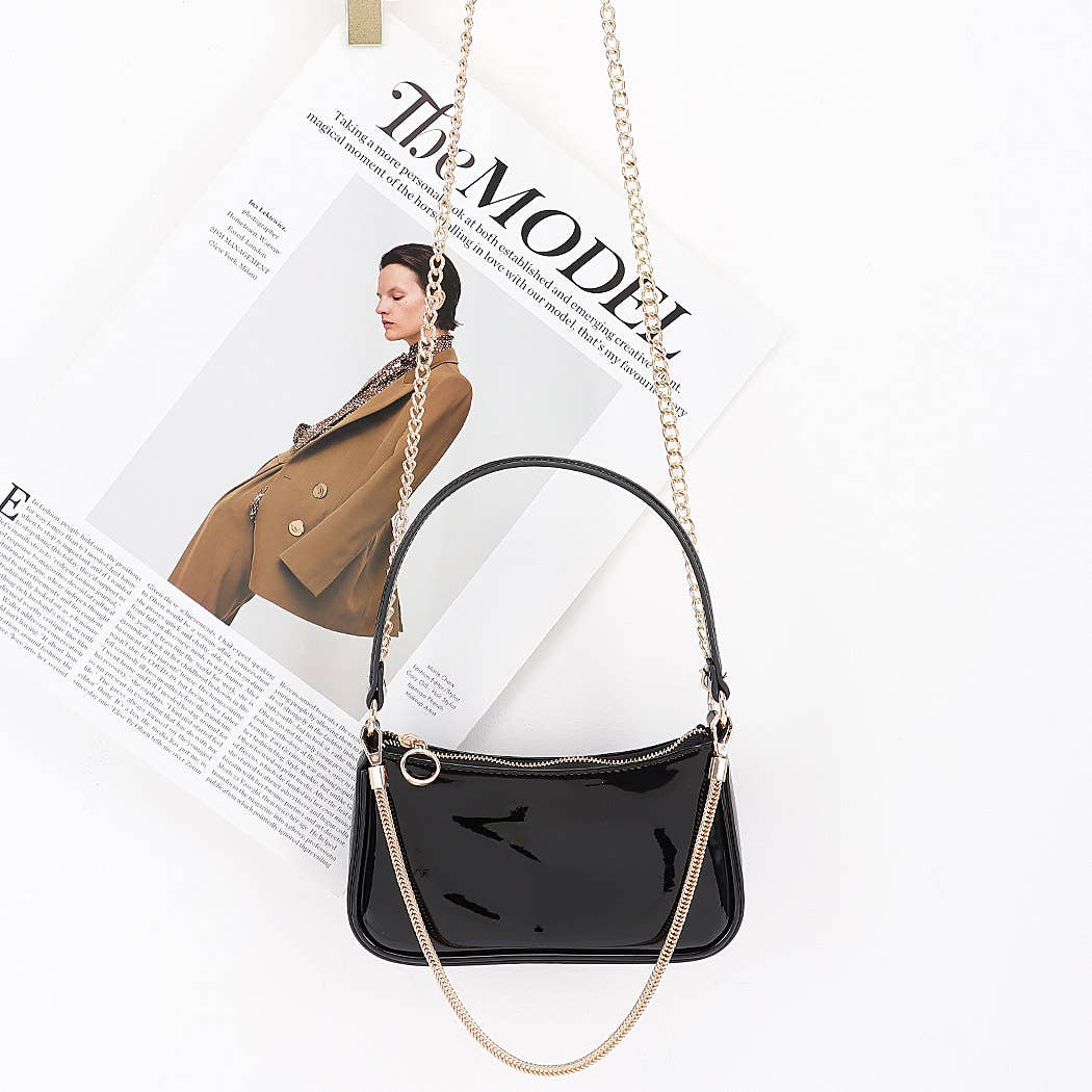 Vegan Leather Shoulder Bag