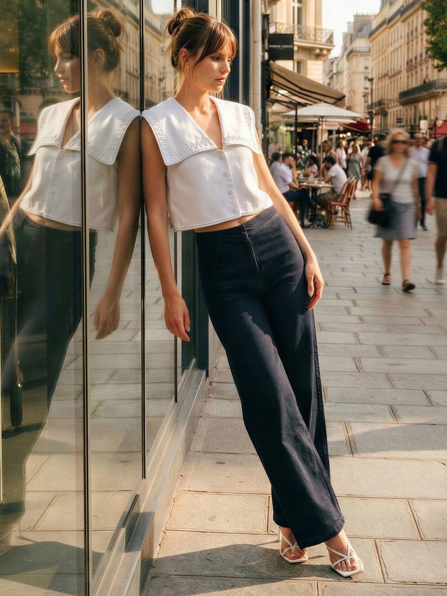Wide Leg Trousers