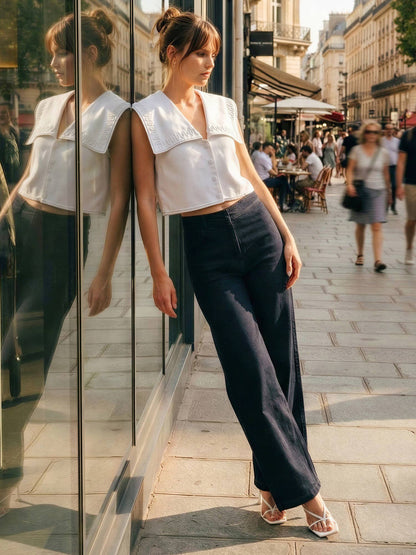 Wide Leg Trousers