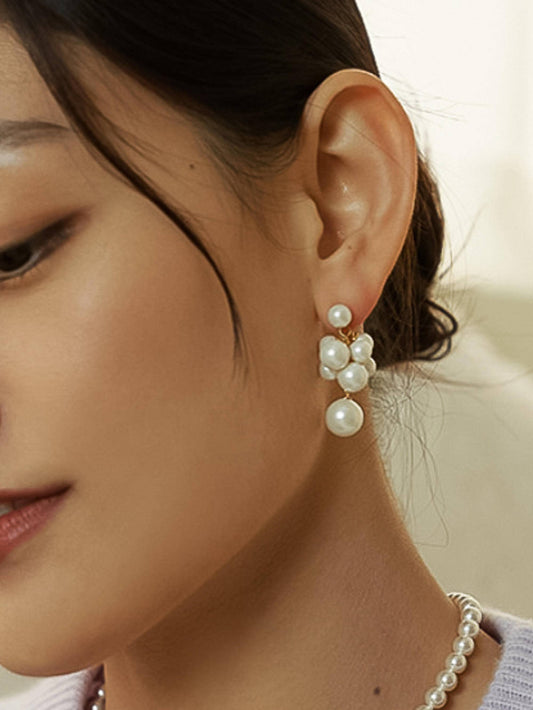 Dressy Pearl Drop Earring
