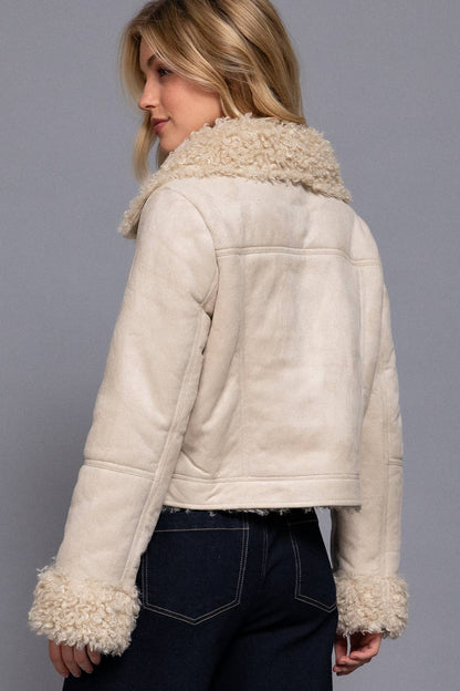 Suede Short Jacket
