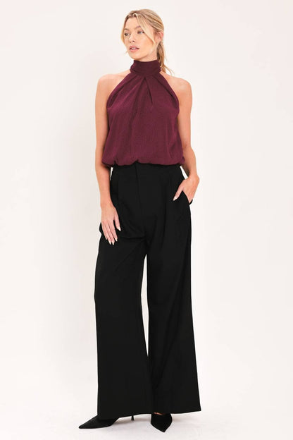 Woven Halter Top