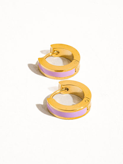 Non-Tarnish Colored Hoop