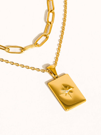 Non-Tarnish Layered Astro Chain