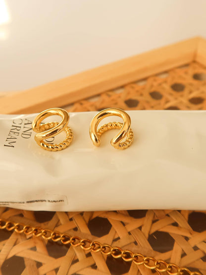 Non-Tarnish Braided Ear Cuff