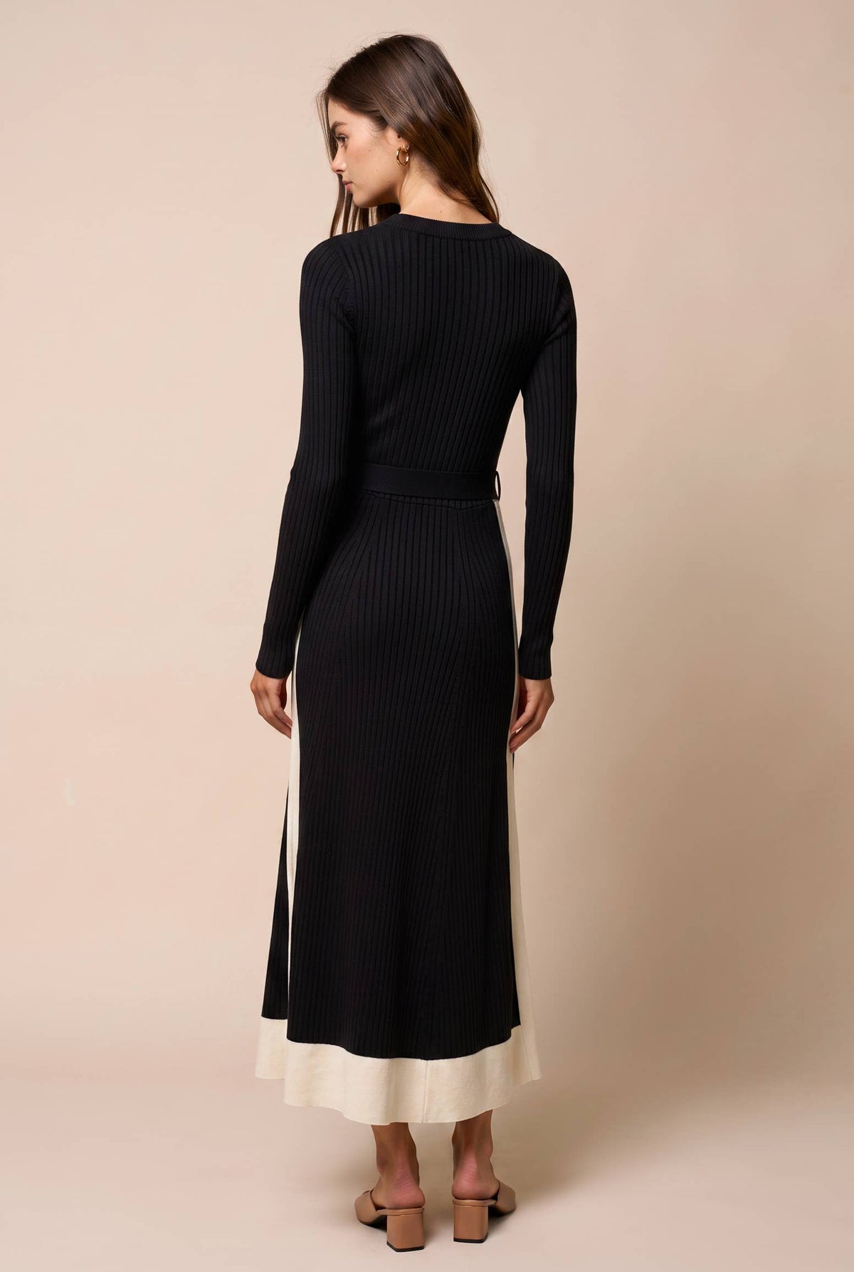 Belted Knit Maxi